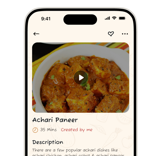 To put it simply, a recipes app!